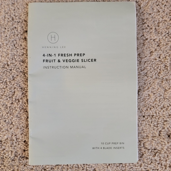 HENNING LEE 4-IN-1 FRESH PREP FRUIT & VEGGIE SLICER - Picture 5 of 5